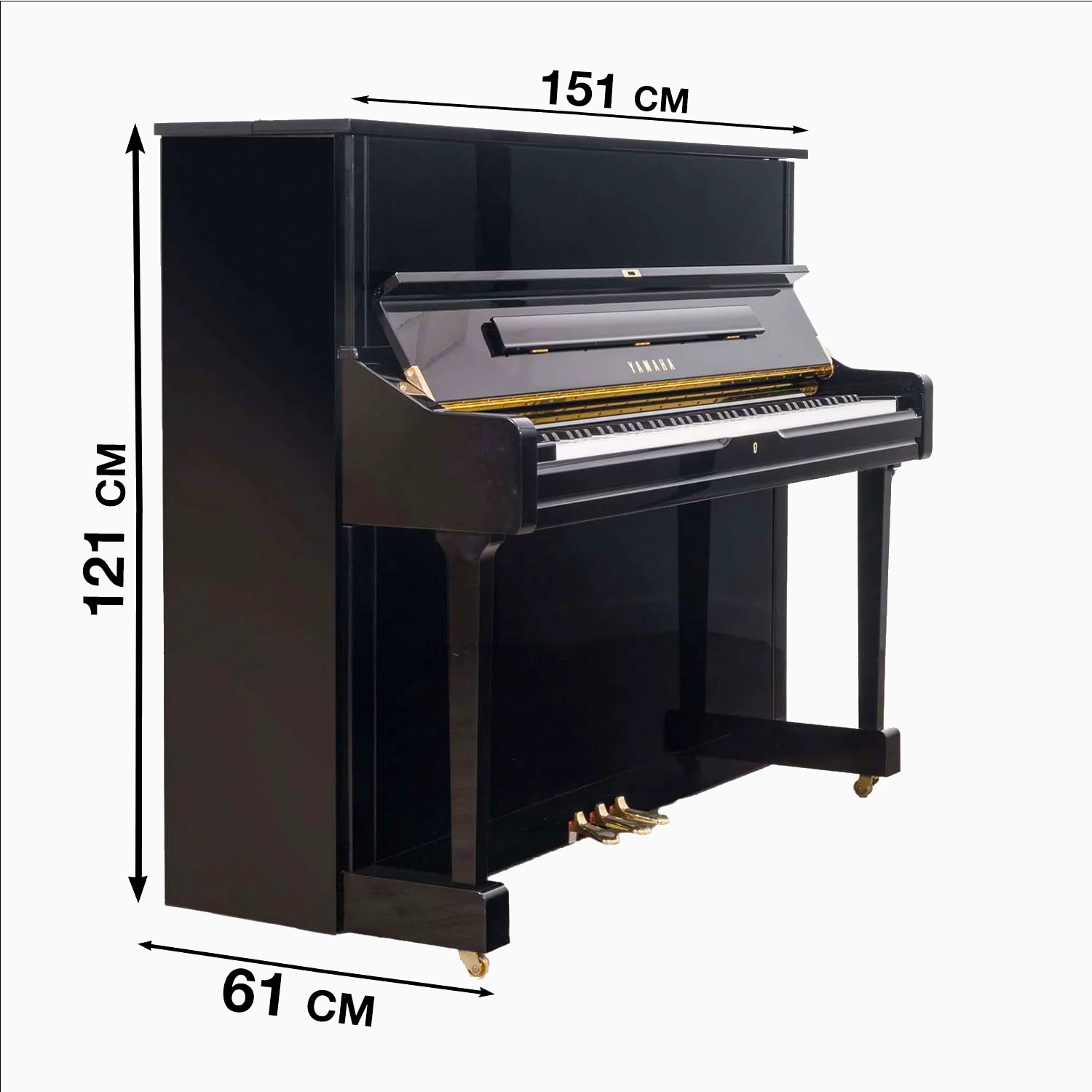 thông số kỹ thuật yamaha yux, Đàn piano cơ Yamaha U1H