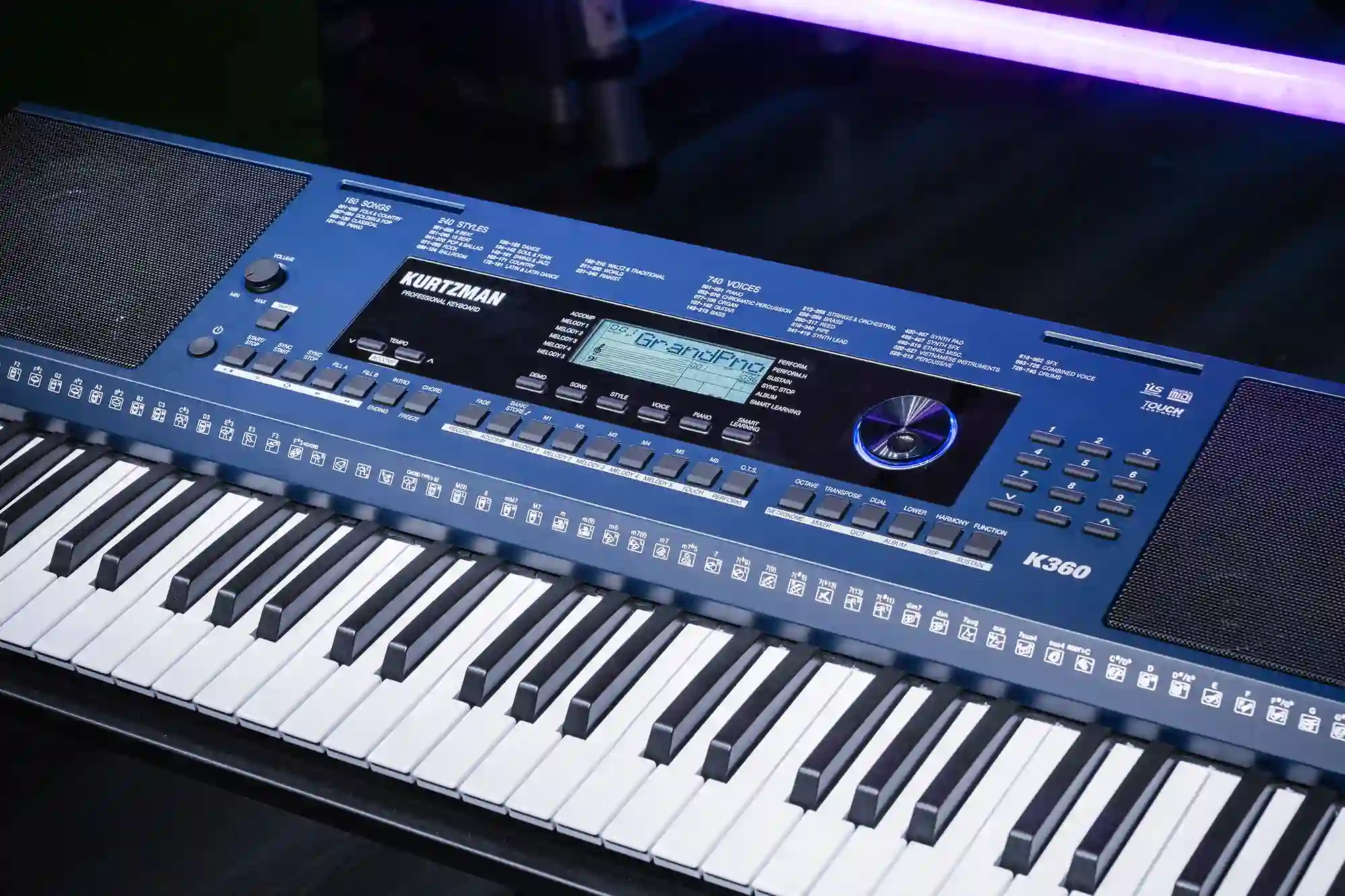đánh giá đàn organ kurtzman k360
