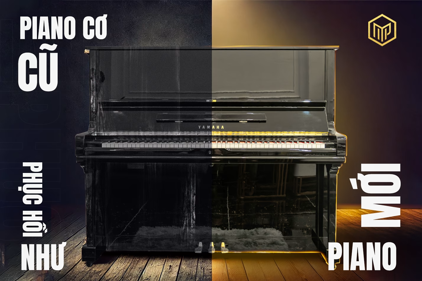 Đàn Piano Cơ Cũ Phục Hồi – Chất Lượng Có Thể Sánh Ngang Đàn Mới - 2