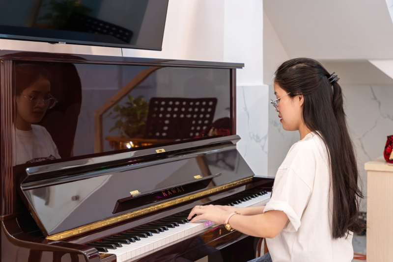 Bàn Giao Piano Cơ Kawai BL61 Mahogany Tại Quận 8 - 10