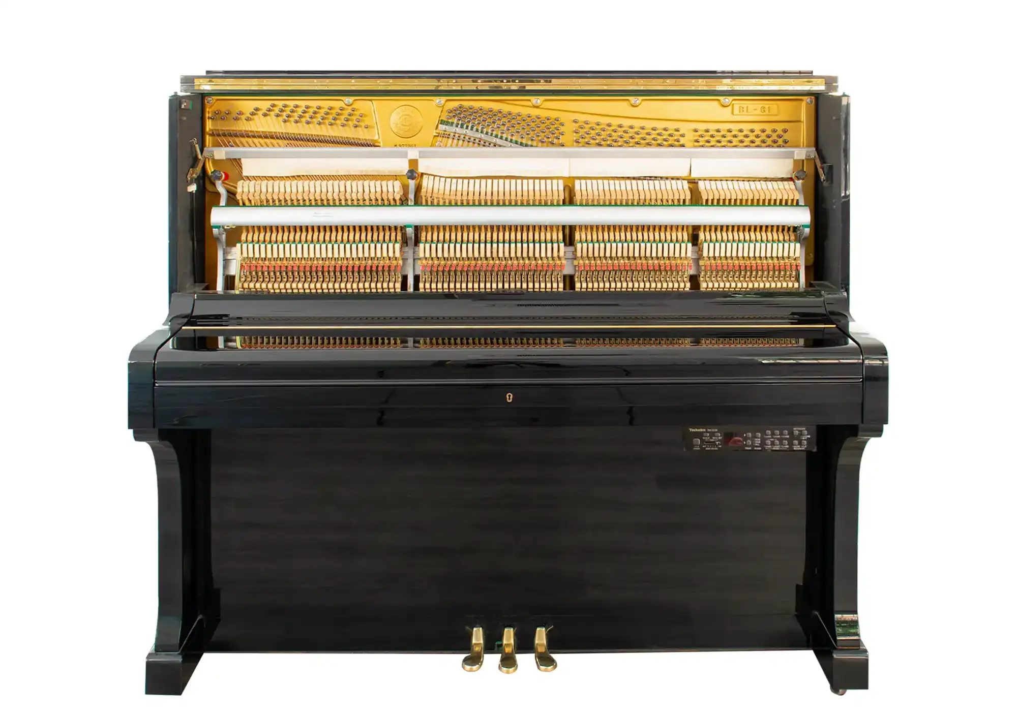 khung và chi tiết trong đàn piano cơ kawai BL61