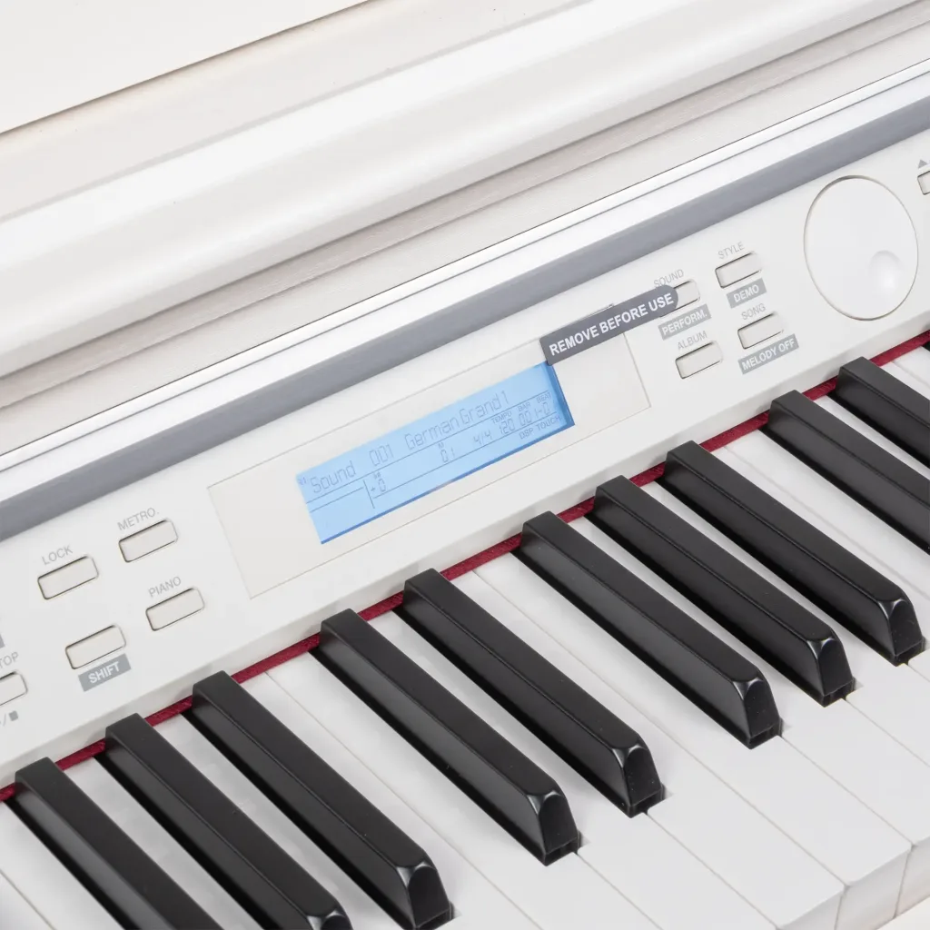 Bảng điều khiển và lựa chọn âm sắc trên đàn piano điện Kurtzman K610